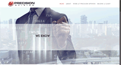 Desktop Screenshot of precisionopinion.com